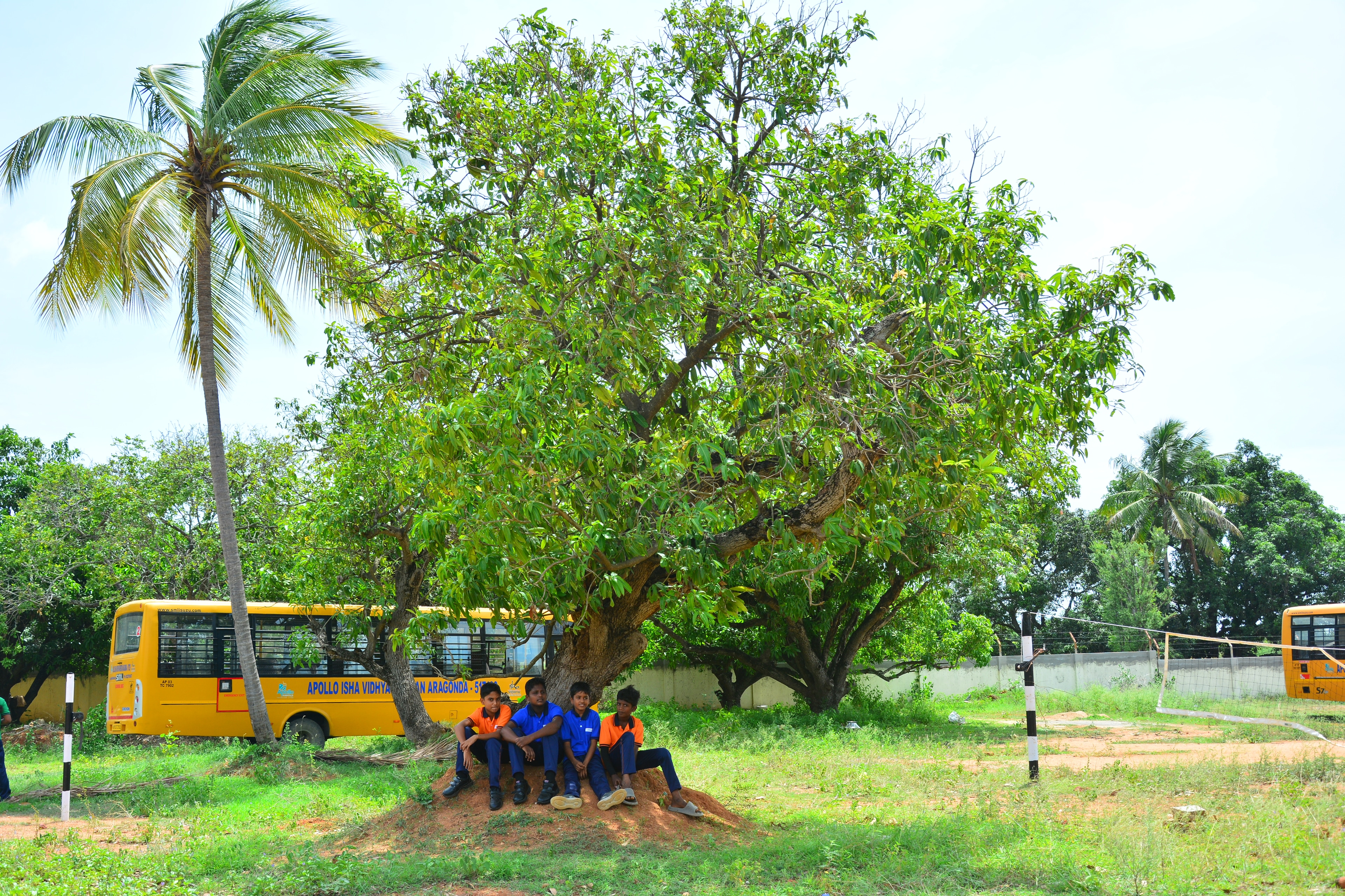 Students at Apollo Vidhyalayam